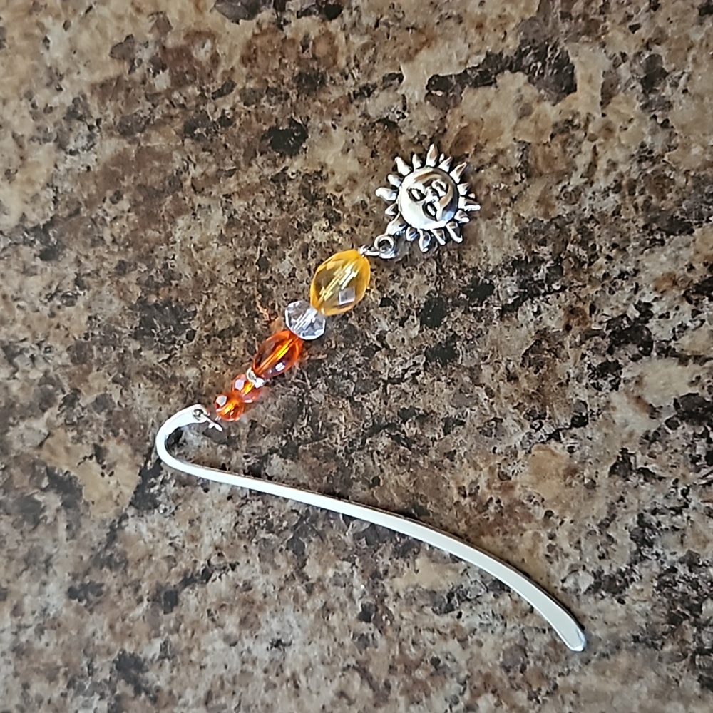 Handmade beaded bookmark